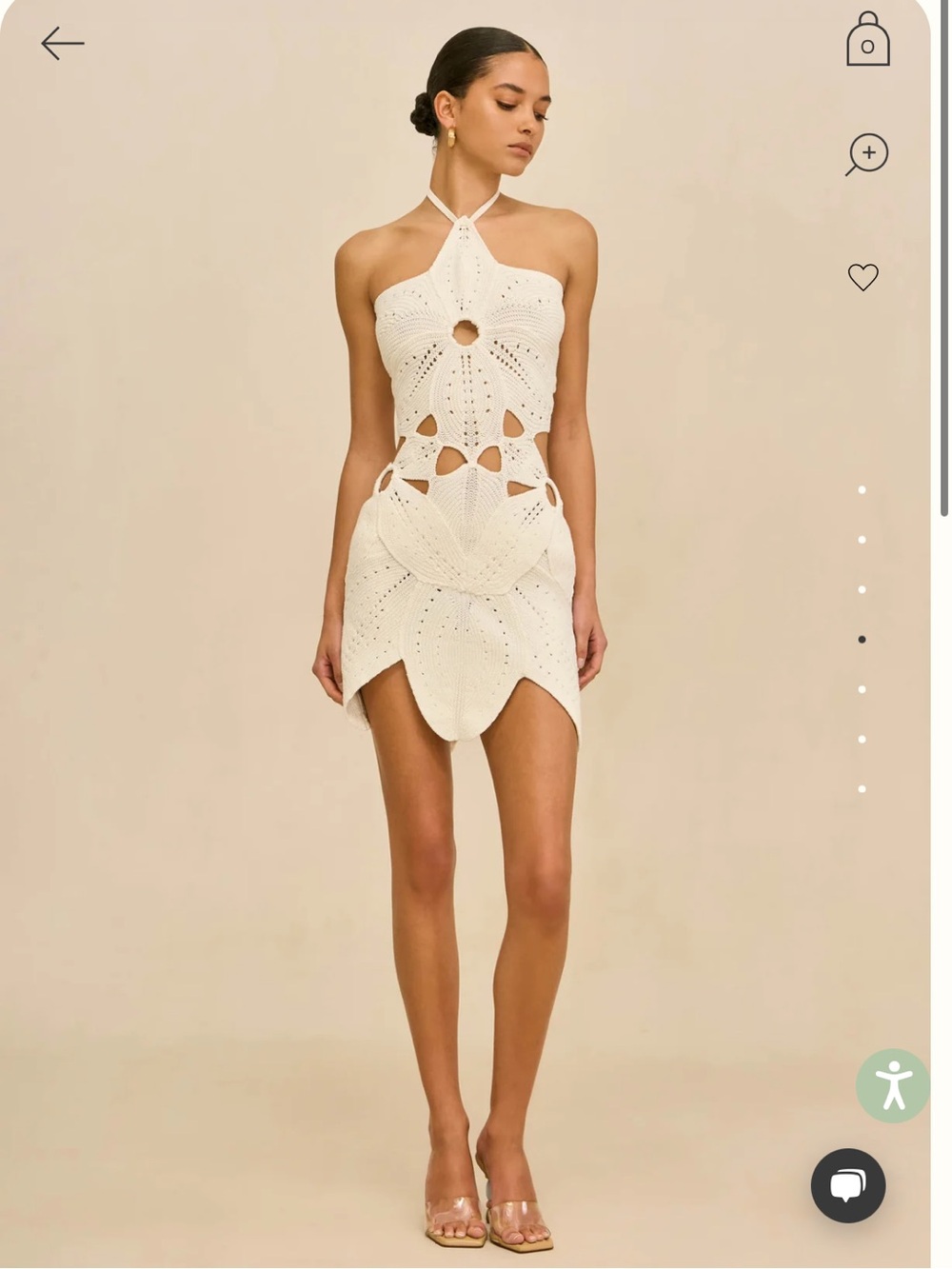 NWT! Cult Gaia Floreana Knit Dress Size M - Picture 5 of 13